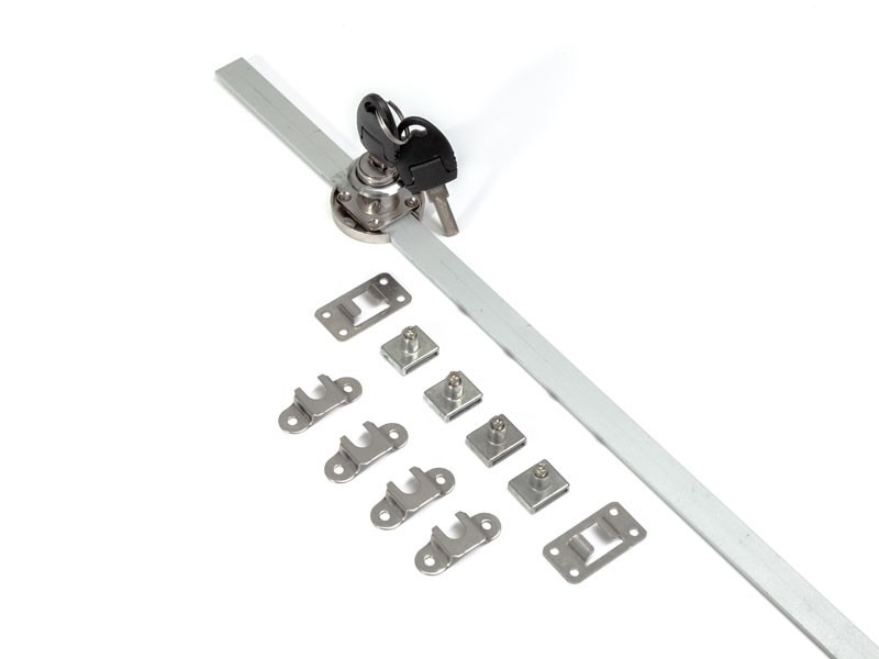 HB LOCKS HB-09 KÖZPONTI FIÓKZÁR NIKKEL OLDALRÓL ZÁRHATÓ 