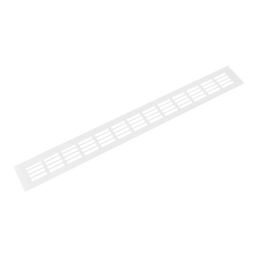 RIEX GV44 ALUMÍNIUM SZELLŐZŐRÁCS FEHÉR 60x500mm, fehér 