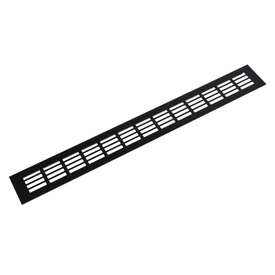 RIEX GV44 ALUMÍNIUM SZELLŐZŐRÁCS FEKETE 60x500mm, matt fekete 
