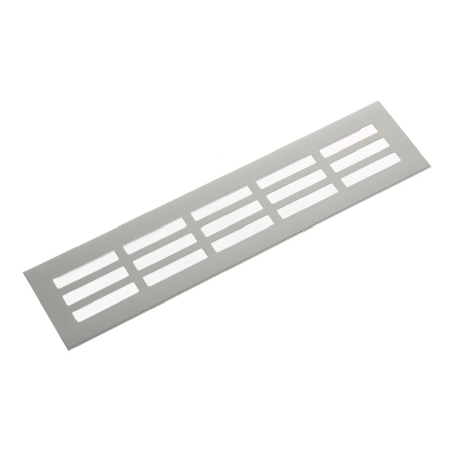 RIEX GV44 ALUMÍNIUM SZELLŐZŐRÁCS ELOXÁLT 80x1000 mm, eloxált alumínium 