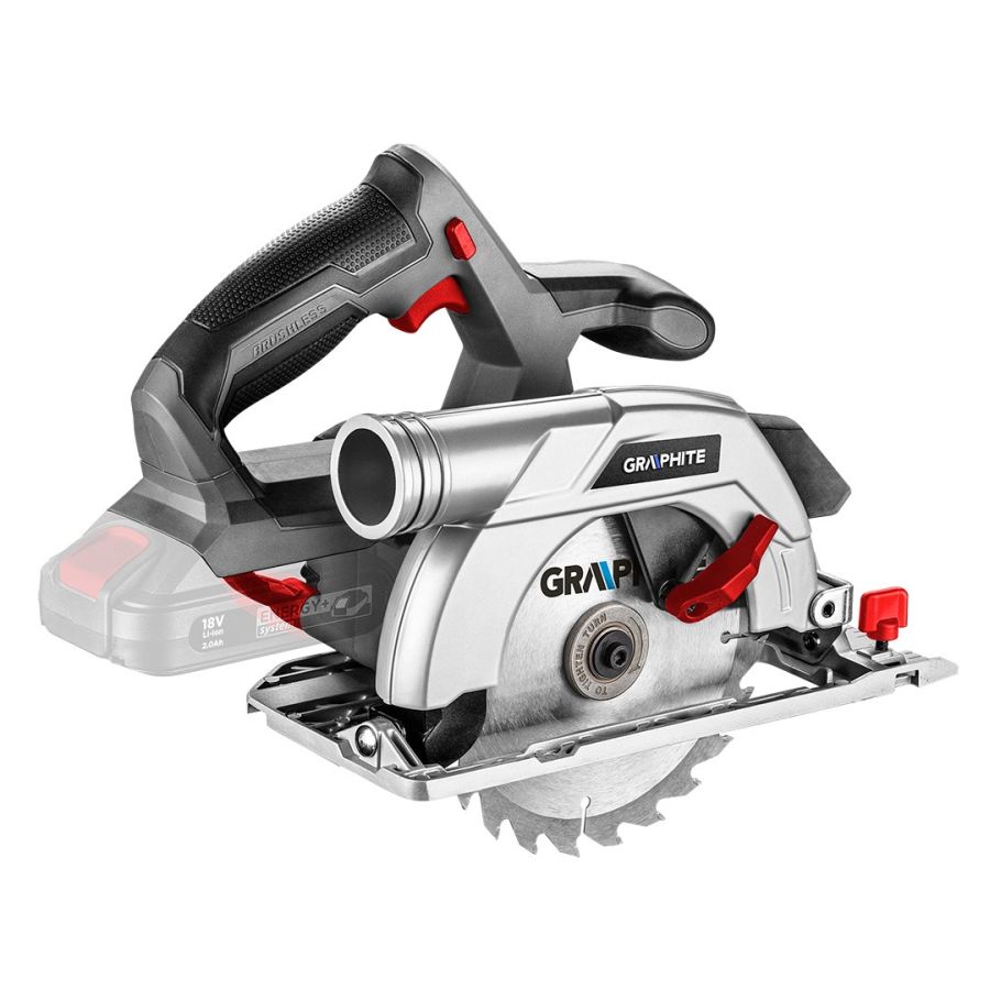 GRAPHITE AKKUS KÖRFŰRÉSZ ENERGY+ 18V 165x20mm AKKU NÉLKÜL! 