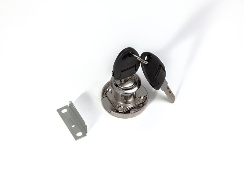 HB LOCKS HB-03 KISFIÓKZÁR KEREK NIKKEL  BÚTORZÁR