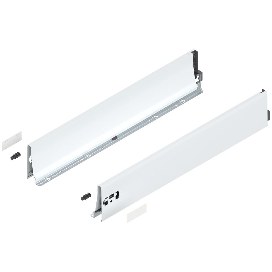TANDEMBOX KÁVA, MAGASSÁGA K (115.6 MM), 378K6502SA Z R+L  V1 SEIW SELYEMFEHÉR NH=650 MM, JOBB+BAL