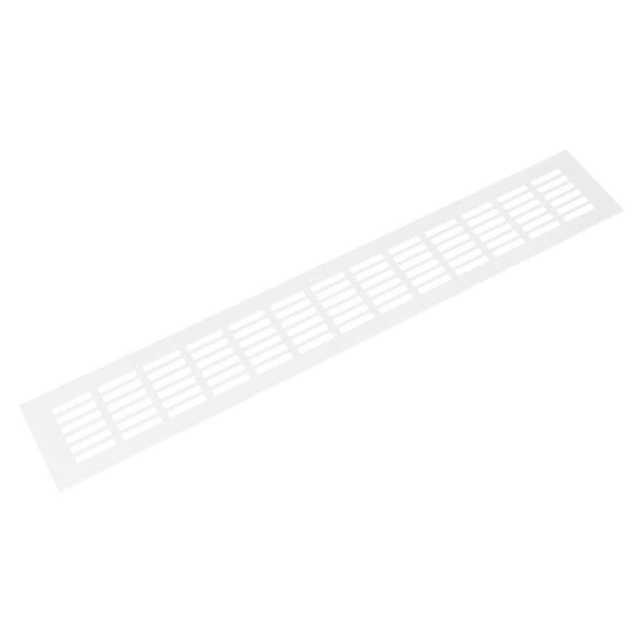 RIEX GV44 ALUMÍNIUM SZELLŐZŐRÁCS FEHÉR 80x500 mm, fehér alumínium 