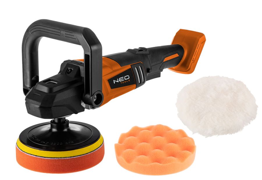 AKKUS POLÍROZÓ ENERGY+ 18V, M14, 150MM, 800-2300RPM, AKKU NÉLKÜL, NEO TOOLS 