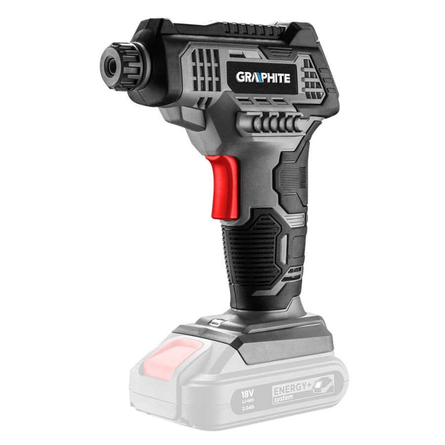 AKKUS KOMPRESSZOR ENERGY+ 18V, MAX. 7BAR , AKKU NÉLKÜL, GRAPHITE 