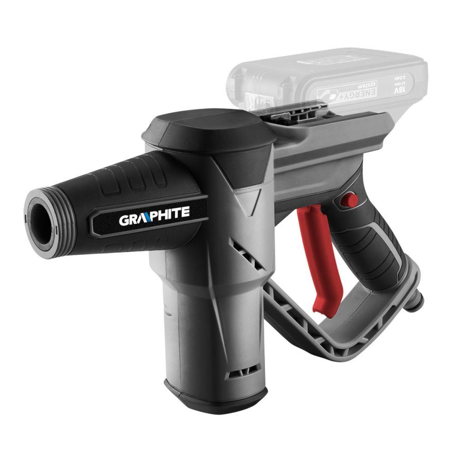AKKUS MAGASNYOMÁSÚ MOSÓ ENERGY+ 18V, MAX . NYOMÁS 2.4 BAR, AKKU NÉLKÜL, GRAPHITE 