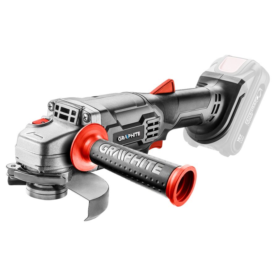 AKKUS SAROKCSISZOLÓ ENERGY+ 18V, 125MM, AKKU NÉLKÜL, GRAPHITE 