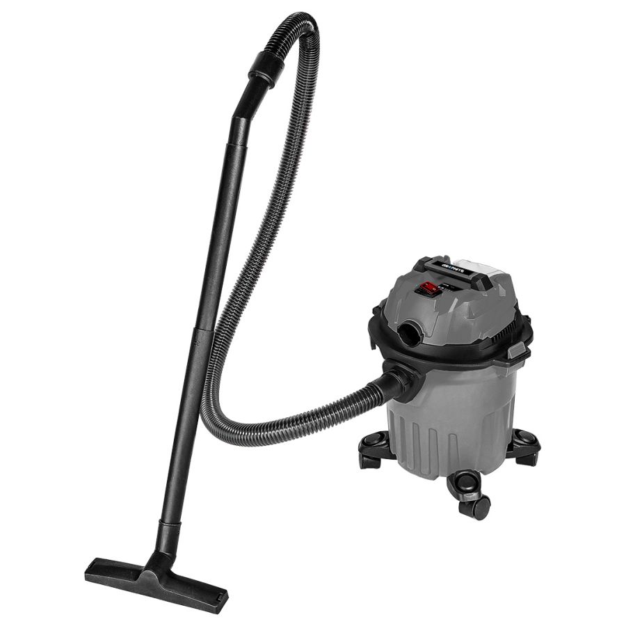 AKKUS SZÁRAZ/NEDVES PORSZÍVÓ ENERGY+ 18V , 10KPA, 12L MŰANYAG TARTÁLY, AKKU NÉLKÜ L, GRAPHITE