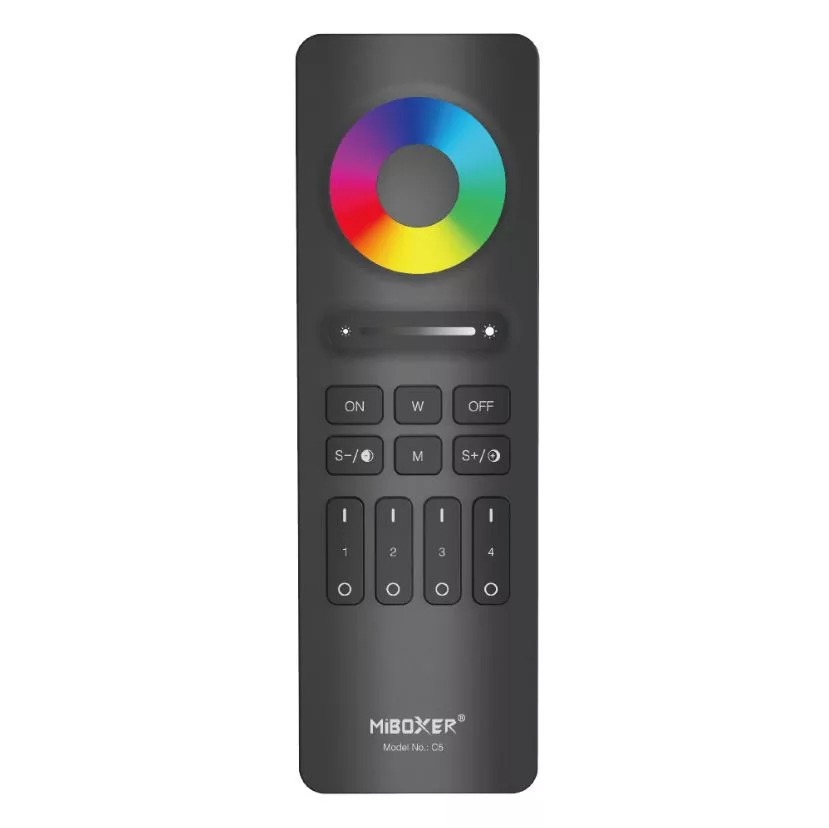 MILIGHT 4 ZÓNÁS TÁVIRÁNYÍTÓ RGB+CCT 2,4GHZ 