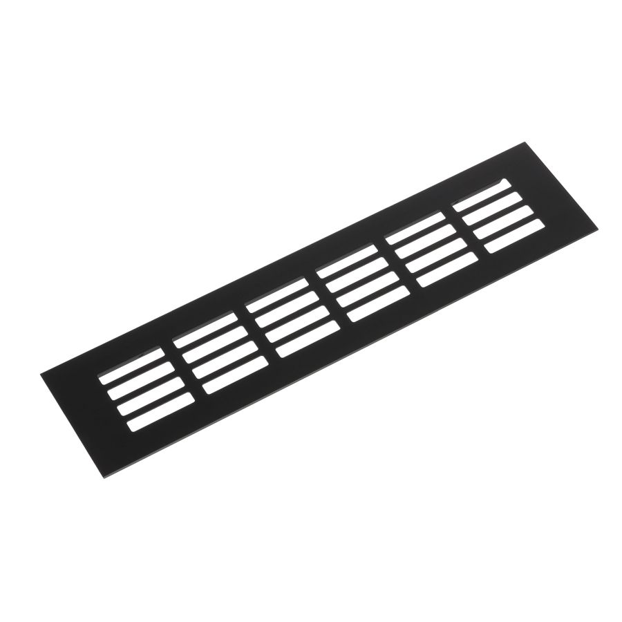 RIEX GV44 ALUMÍNIUM SZELLŐZŐRÁCS FEKETE 60x1000mm MATT FEKETE 