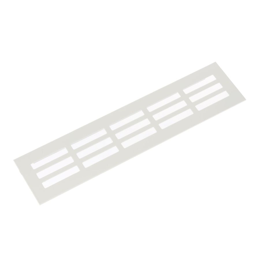 RIEX GV44 ALUMÍNIUM SZELLŐZŐRÁCS FEHÉR 80x1000 mm, fehér 