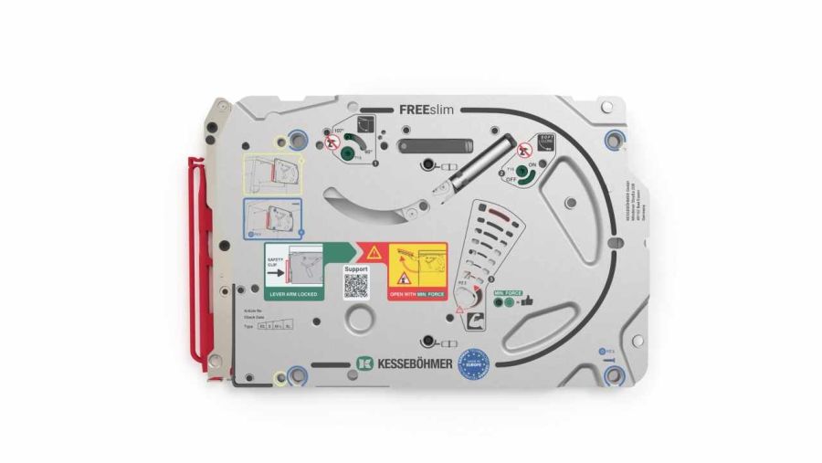 KESSEBÖHMER FREESLIM FLAP ERŐHORDOZÓ SZETT 1,2-12kg NIKKEL 