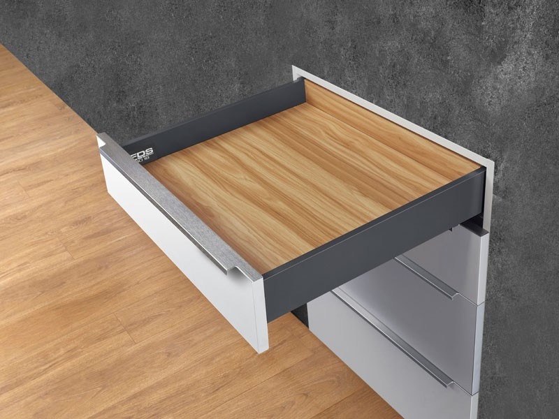 FDS-PRO 18 HD A ANTRACIT 450mm H88 60kg DUPLAFALÚ FÉM FIÓKOLDAL