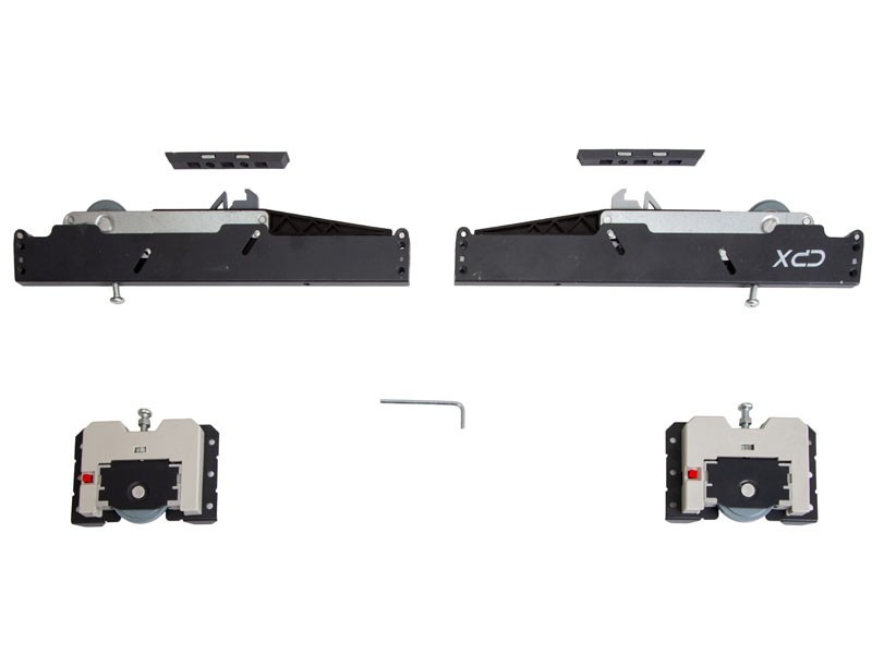 NOVA CPX1000 GÖRGŐ SZETT FEHÉR-FEKETE CSILLAPÍTÓVAL TOLÓAJTÓ BÚTORLAPHOZ