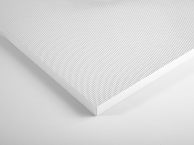 0036 OP 3D BORDÁZOTT MATT FEHÉR 2800x1220x19mm KONFEKCIONÁLT PET SZUPERMATT EVO+