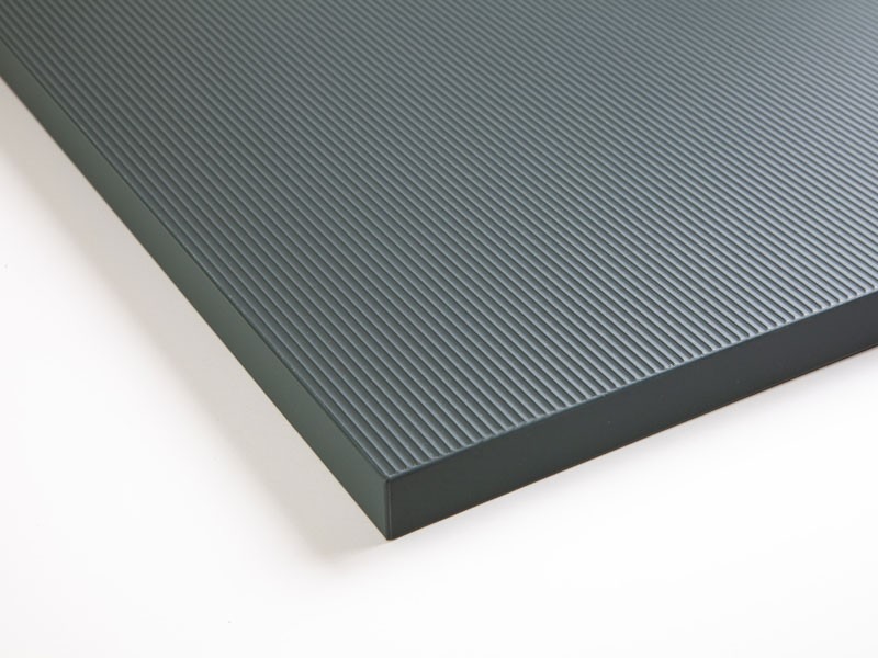 0040 OP 3D BORDÁZOTT FÜSTZÖLD 2800x1220x19mm KONFEKCIONÁLT PET SZUPERMATT EVO+
