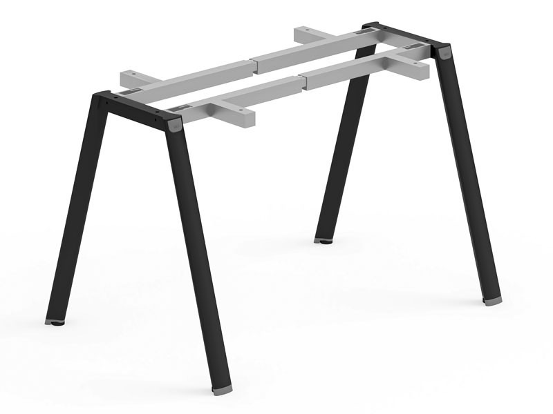 HOME BOX ALFA 1 PÁR MATT FEKETE 680x725mm IRODAI ASZTALLÁB