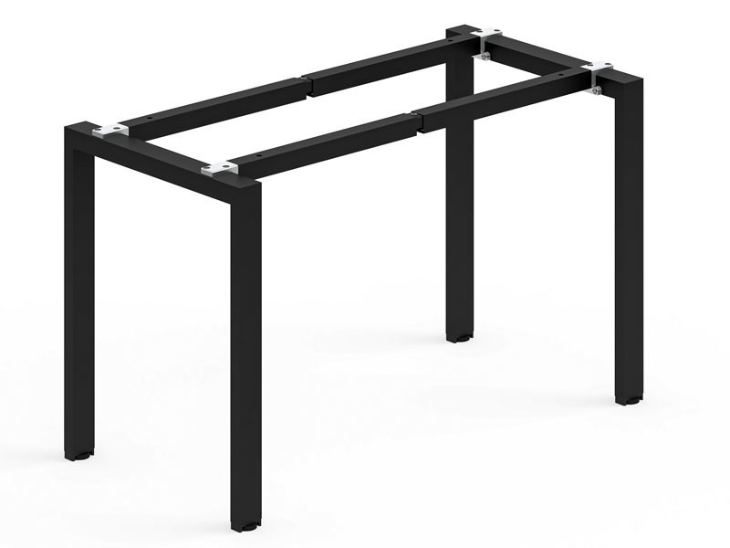 HOME BOX URBAN TELESZKÓPOS MATT FEKETE KÖTŐ ÉS SZERELVÉNYEK 1035-1660mm IRODAI ASZTALLÁB