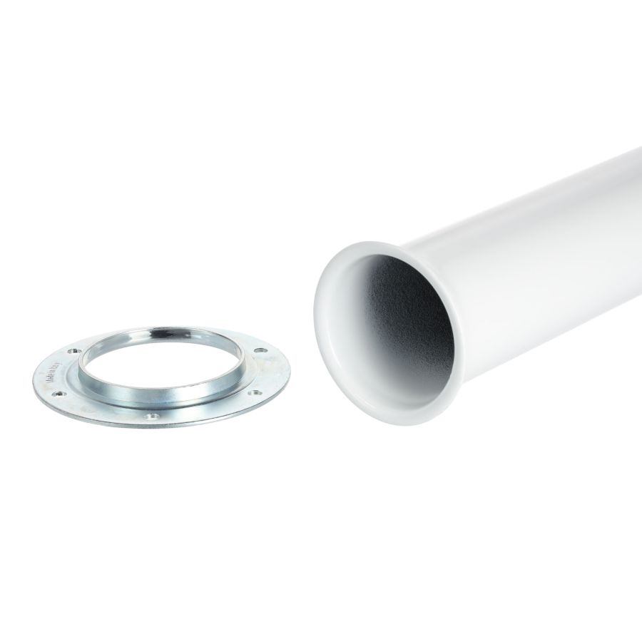 HF RIEX ASZTALLÁB FÉNYES FEHÉR H1100mm KARIMA + RÖGZÍTŐ 