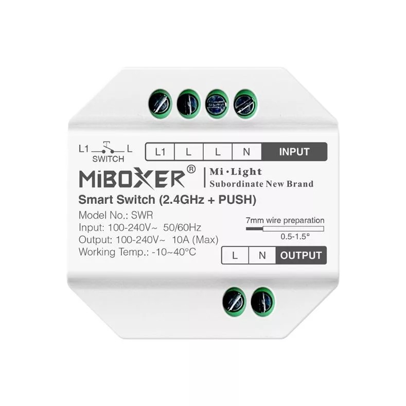 MIBOXER SWR SMART SWITCH PUSH+ 2,4G 