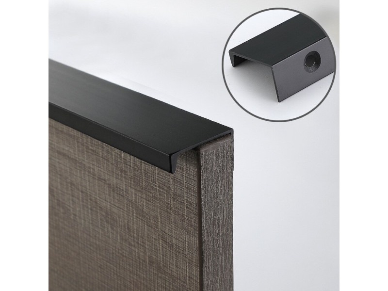 GTV FOGÓPROFIL U-9 HEXI FEKETE 3500mm 