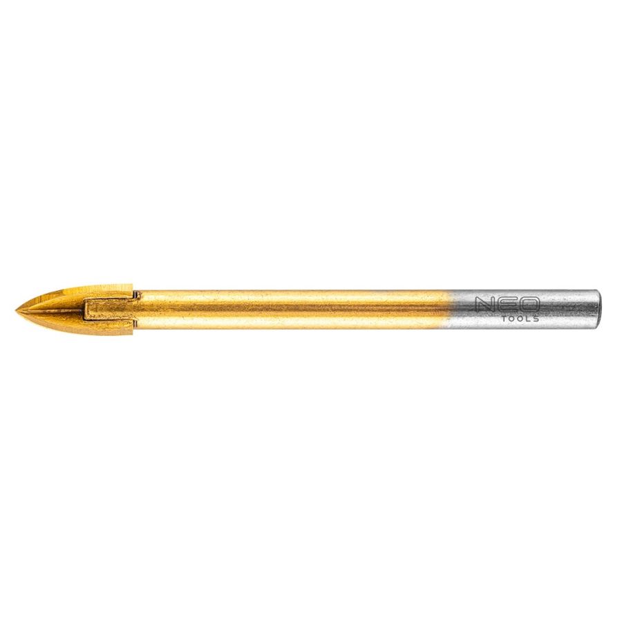 Univerzális 4 élű üvegfúró NEO TOOLS fa, műanyag, fém, kőzet, kerámia, 8mm 