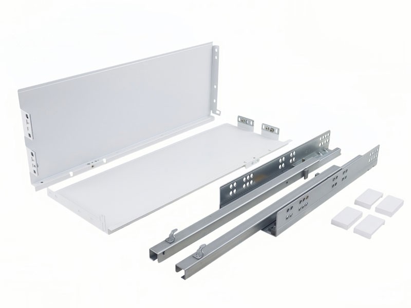 HB-SL C H148 SZIMPLAFALÚ FEHÉR 300/325mm Teherbírás:  25kg FÉM FIÓKOLDAL HOME BOX