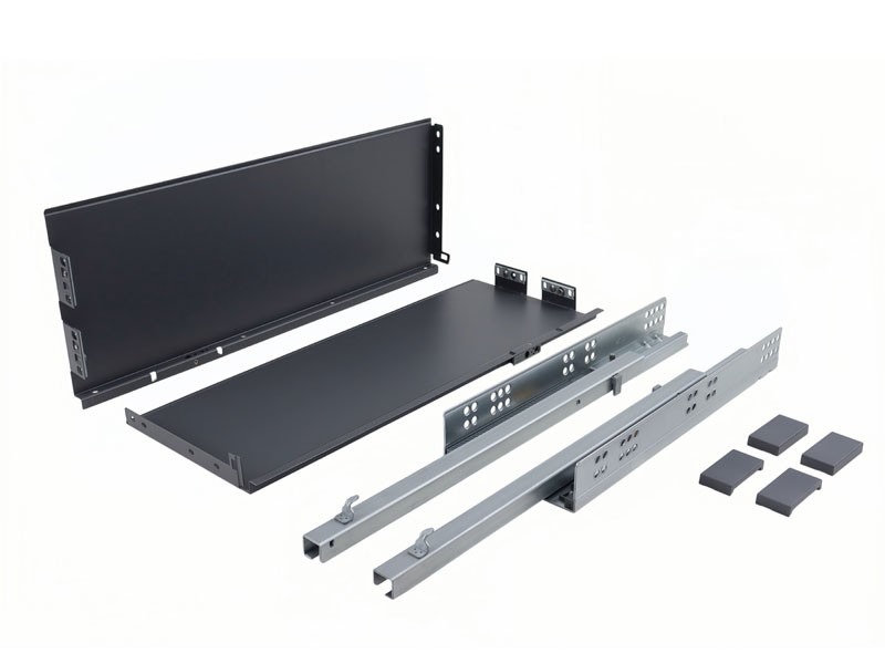 HB-SL C H148 SZIMPLAFALÚ ANTRACIT 500/525mm Teherbírás:  25kg FÉM FIÓKOLDAL HOME BOX